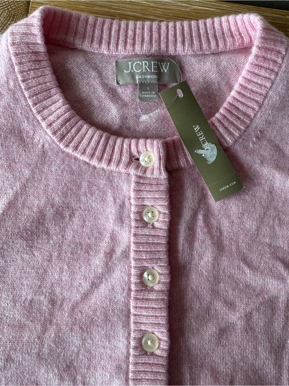 J. CREW Women's Perfect Cashmere Cardigan Heather Bouquet Small NWT *SEE NOTE!* - Picture 13 of 16